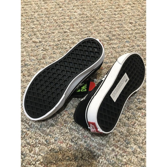 Vans Old Skool (Glossy Flame) Skulls Kids Skate Shoes Sneakers New Size 13 Black - Picture 3 of 11